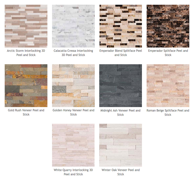 Easy stick 2024 wall tiles